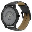 Sonata Quartz Analog with Day and Date Grey Dial Leather Strap Watch for Men - image number 2