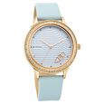 Titan Wander Light Brown Dial Analog Stainless Steel Strap Watch for Women