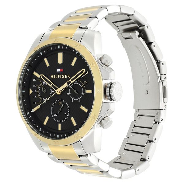 Tommy Hilfiger Quartz Analog Black Dial Stainless Steel Strap Watch for Men - image number 2