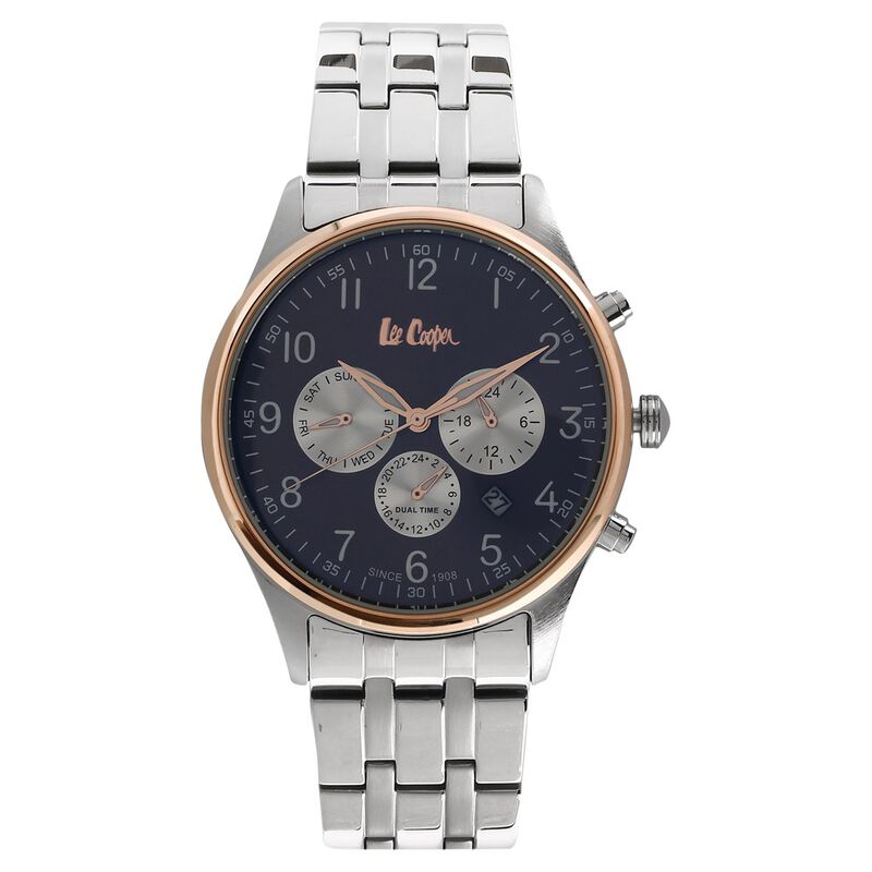 Buy Online Lee Cooper Brown Dial Chronograph Watch for Men ...