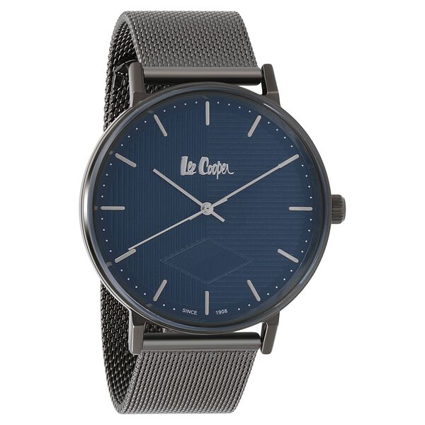 Lee Cooper Quartz Analog Blue Dial Metal Strap Watch for Men - image number 0