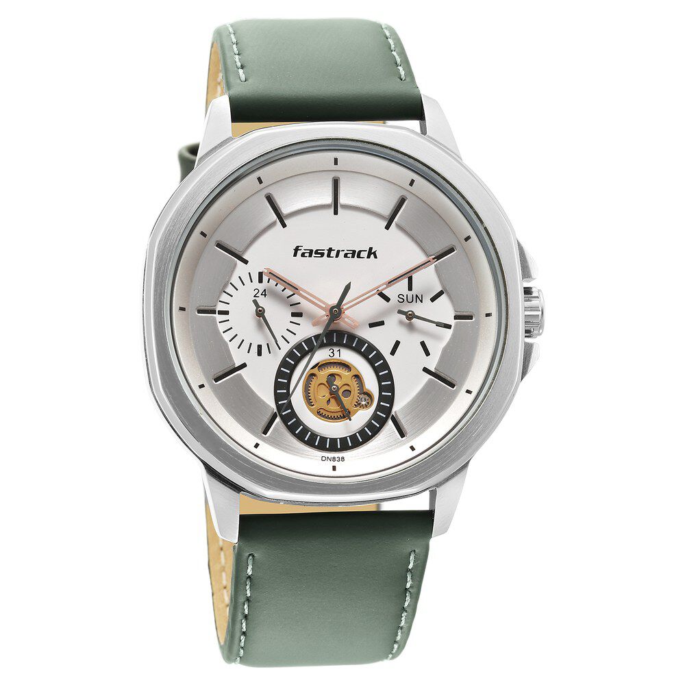 Buy Online Fastrack Exuberant Quartz Multifunction White Dial