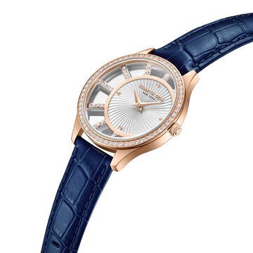 Kenneth Cole Quartz Analog Silver Dial Leather Strap Watch For Women