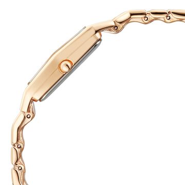 Titan Raga Opalesque Quartz Analog Multicoloured Dial Rose Gold Metal Strap Watch For Women
