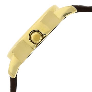 Sonata Quartz Analog Champagne Dial Leather Strap Watch for Women