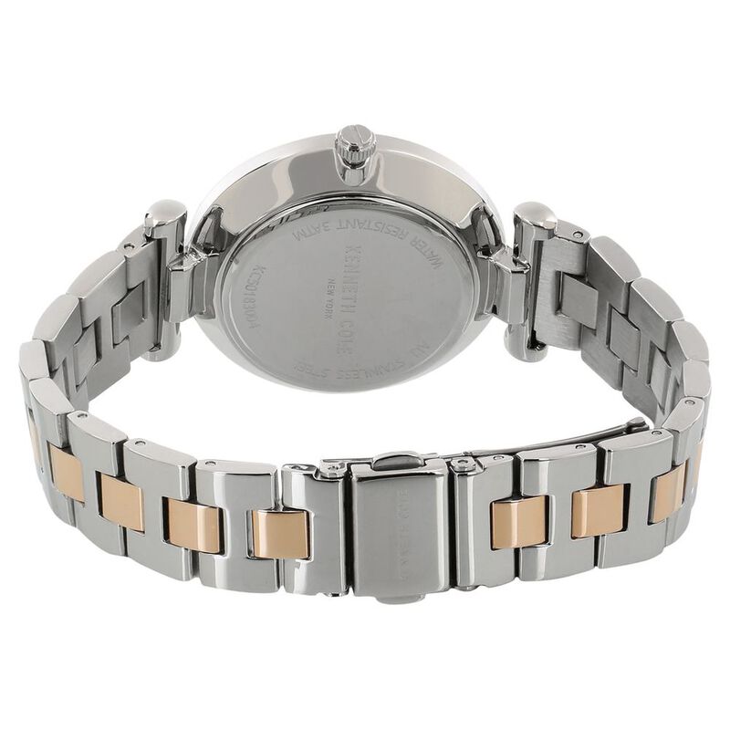 Kenneth Cole Quartz Multifunction Silver Dial Stainless Steel Strap Watch for Women - image number 3