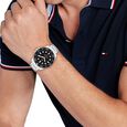 Tommy Hilfiger Quartz Analog Black Dial Silver Stainless Steel Strap Watch For Men - image number 3