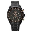 Titan Grandmaster Black Dial Chronograph Stainless Steel Strap watch for Men - image number 1