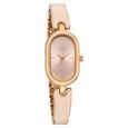 Vyb Diva By Fastrack Quartz Analog Pink Dial Rose Gold Metal With Enamel Fill Strap Watch For Girls - image number 1