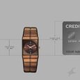 Vyb Nova By Fastrack Quartz Analog Brown Dial Brown Metal Strap Watch For Guys - image number 3