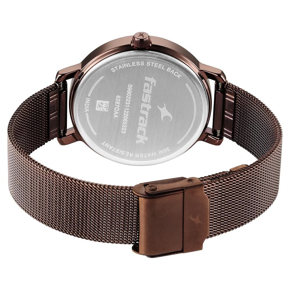 Fastrack watch stainless steel back water resistant shop