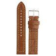 20 mm Tan Genuine Leather Strap for Men - image number 0
