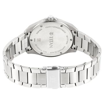 Titan Titanium Quartz Analog Green Dial Titanium Strap Watch for Men