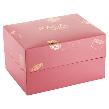 Titan Raga Memoirs Quartz Analog Mother Of Pearl Dial Watch For Women With Rose Gold Metal Strap