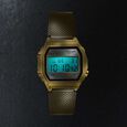 Poze By Sonata Digital Digital Beige Dial Beige Metal Strap Watch For Women - image number 7