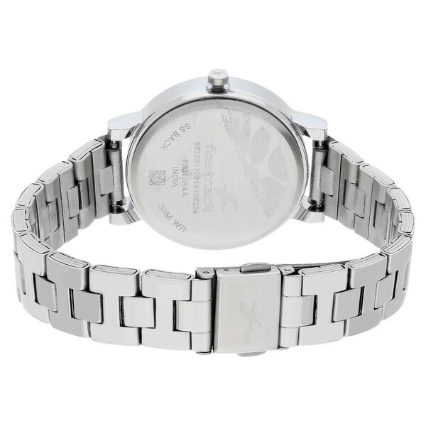Fastrack Fundamentals Quartz Analog Blue Dial Stainless Steel Strap Watch for Girls - image number 4