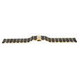 22 mm Black & Rose Gold Ceramic & Metal Strap for Men - image number 1