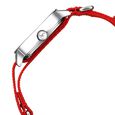 Fastrack Coca Cola Edition By Fastrack Quartz Analog Silver Dial Nylon Strap Watch for Girls - image number 4