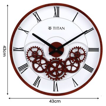 Titan Clocks - Gears of Time - Brown