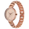 Fastrack Ruffles Quartz Analog with Date Beige Dial Stainless Steel Strap Watch for Girls - image number 3
