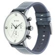 Titan Athleisure Silver Dial Quartz Multifunction Leather Strap Watch for Men - image number 2