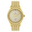 Titan Quartz Analog with Date Champagne Dial Stainless Steel Strap Watch for Men