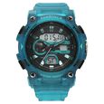 Fastrack StreetStyle Quartz Analog Digital Black Dial Black Polyether Strap Watch For Guys