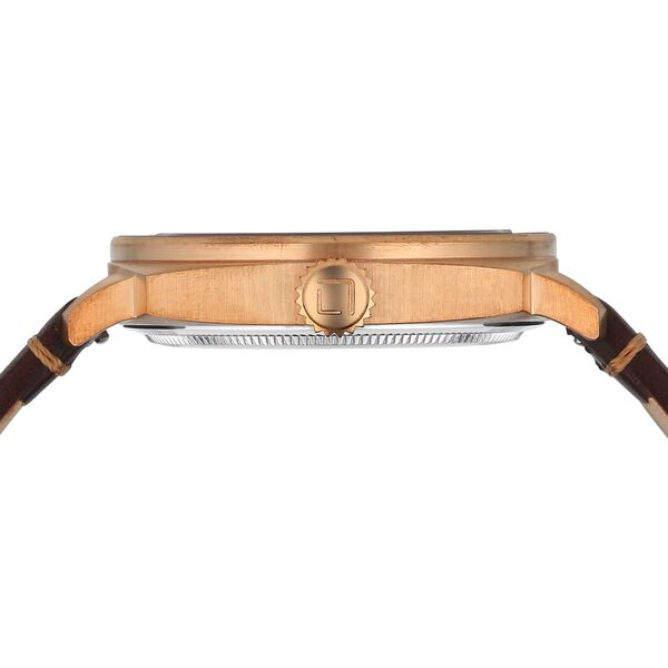 Xylys Quartz Analog Brown Dial Brown Leather Strap Watch For Men - image number 4