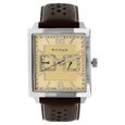Titan Quartz Analog with Day and Date Black Dial Stainless Steel Strap Watch for Men