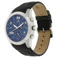 Xylys Swiss Chronograph Black Leather Strap and Blue Dial Watch For Men - image number 1