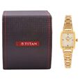 Titan Quartz Analog Silver Dial Stainless Steel Strap Watch for Women - image number 4