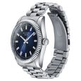 Sonata Poze Quartz Analog Blue Dial Silver Color Metal Strap Watch For Men - image number 3