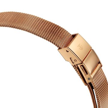 Titan Edge White Dial Analog Stainless Steel Strap watch for Women