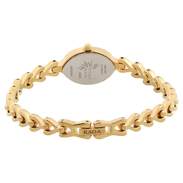 Titan Raga Essentials Champagne Dial Analog Metal Strap watch for Women - image number 3