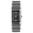 Xylys Swiss Analog Two Toned Stainless Steel And Ceramic Strap and Black Dial Watch For Women - image number 0