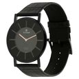 Titan Quartz Analog Black Dial Leather Strap Watch for Men - image number 1