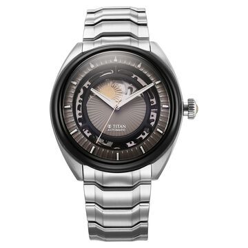 Titan Caelum Multilayered Sun-Moon Dial in Plaster Brown - Stellar Edition