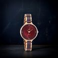 Xylys Seraphina Swiss Analog Steel & Ceramic Mother of Pearl Red Dial Watch for Women - image number 1