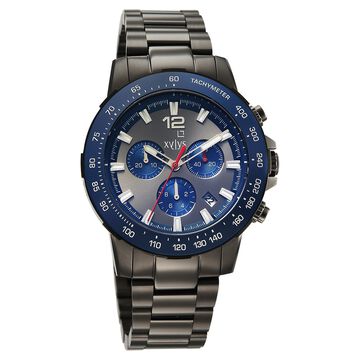 Xylys Swiss Quartz Grey Dial Grey Stainless Steel Strap Watch For Men