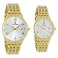 Titan Bandhan White Dial Analog with Date Stainless Steel Strap watch for Couple - image number 1