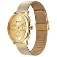 Titan Classique Suave Quartz Yellow Dial Golden Stainless Steel Mesh Strap Watch for Men - image number 2