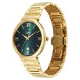 Xylys Quartz Analog with Date Green Dial Golden Stainless Steel Strap Watch For Men - image number 2