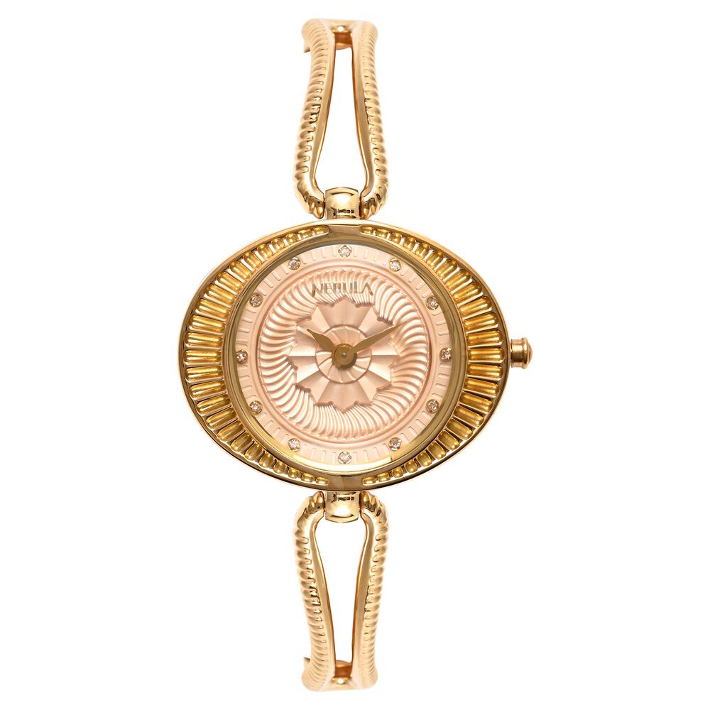 Buy Online Titan Nebula Vintage 18k Gold Analog with Diamond Watch