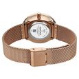 Vyb Lumina By Fastrack Quartz Analog Silver Dial Rose Gold Stainless Steel Strap Watch For Girls - image number 6