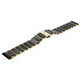 20 mm Black & Golden Ceramic & Metal Strap for Men - image number 2