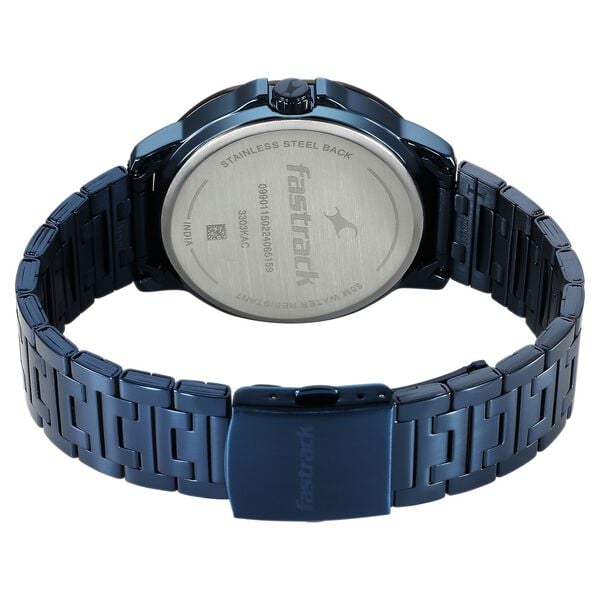 Fastrack Fleek Quartz Multifunction Black Dial Stainless Steel Strap Watch for Guys - image number 4