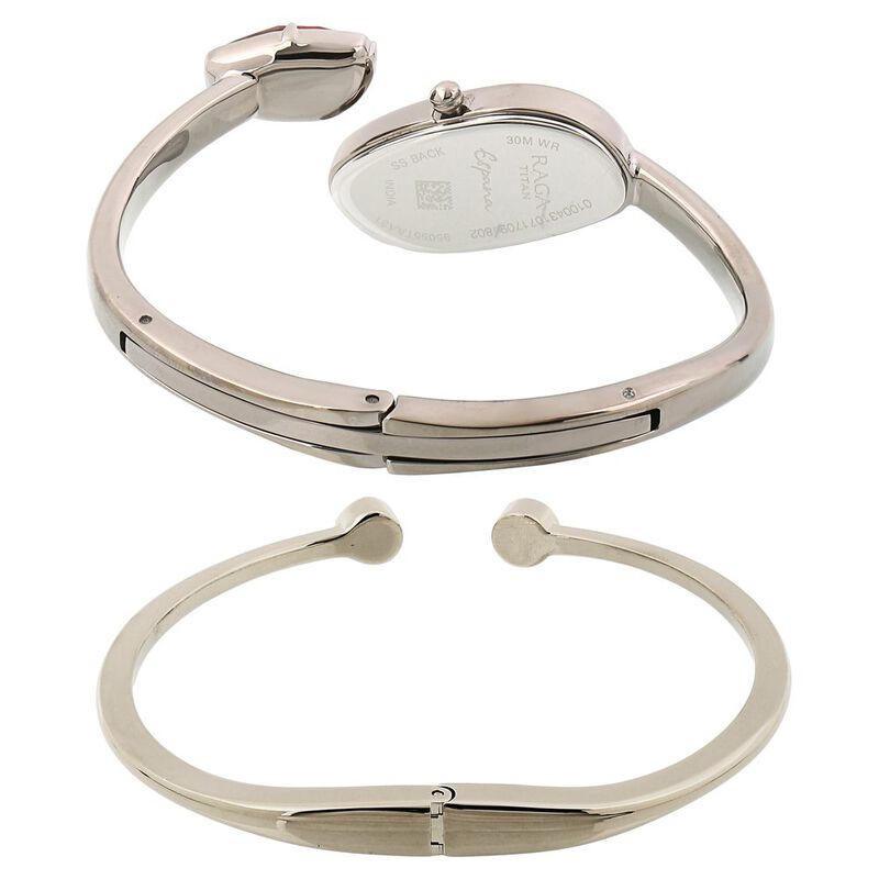 Titan Raga Espana Anthracite Dial Analog Bimetal Strap Watch for Women - image number 3