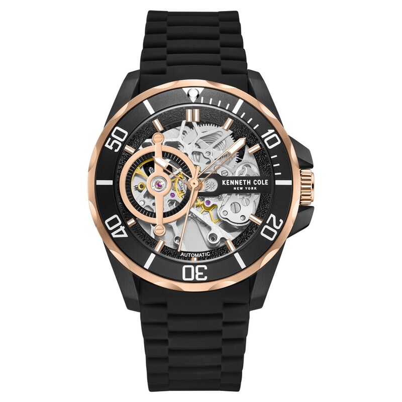 Buy Online Kenneth Cole Black Dial Automatic Watch for Men - kcwgr0012804mn