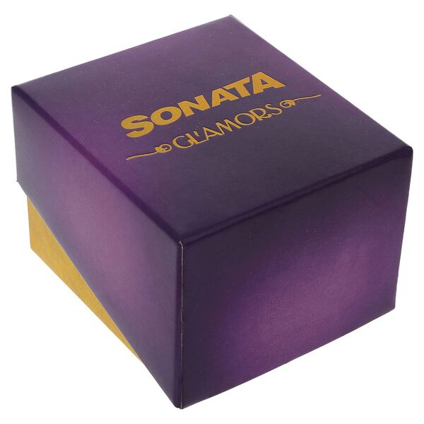 Sonata Quartz Analog White Dial Metal Strap Watch for Women - image number 5