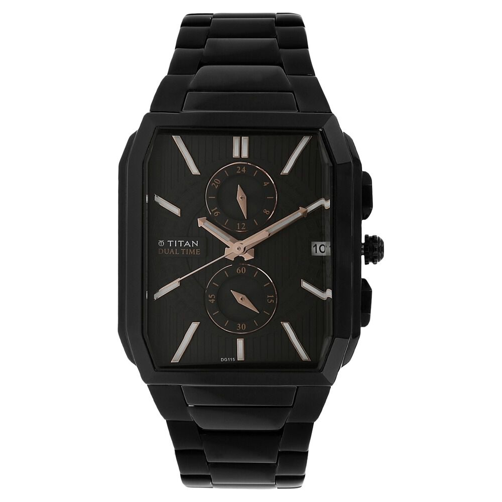 Dual time watch titan hotsell
